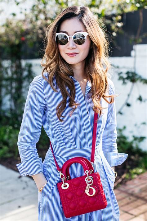 lady dior red outfit|lady dior mini red.